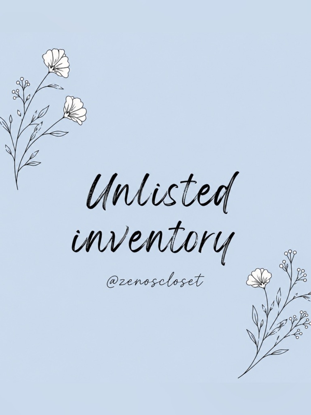Unlisted Inventory Zenoscloset ✨